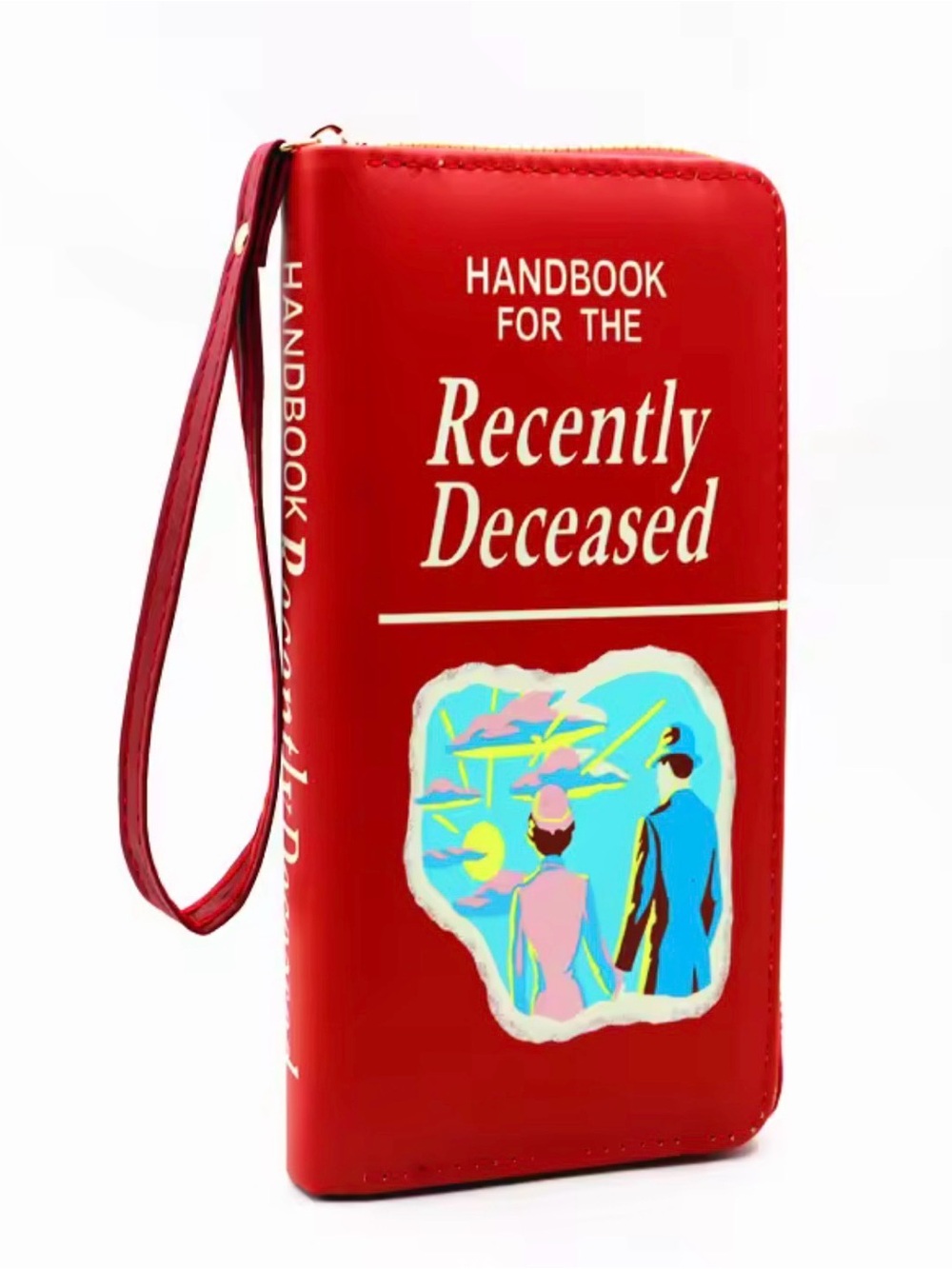 Handbook for the Recently Deceased Wristlet Wallet Beetlejuice book Halloween